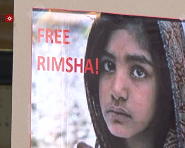 Protest for 11 Year old Rimsha Masih