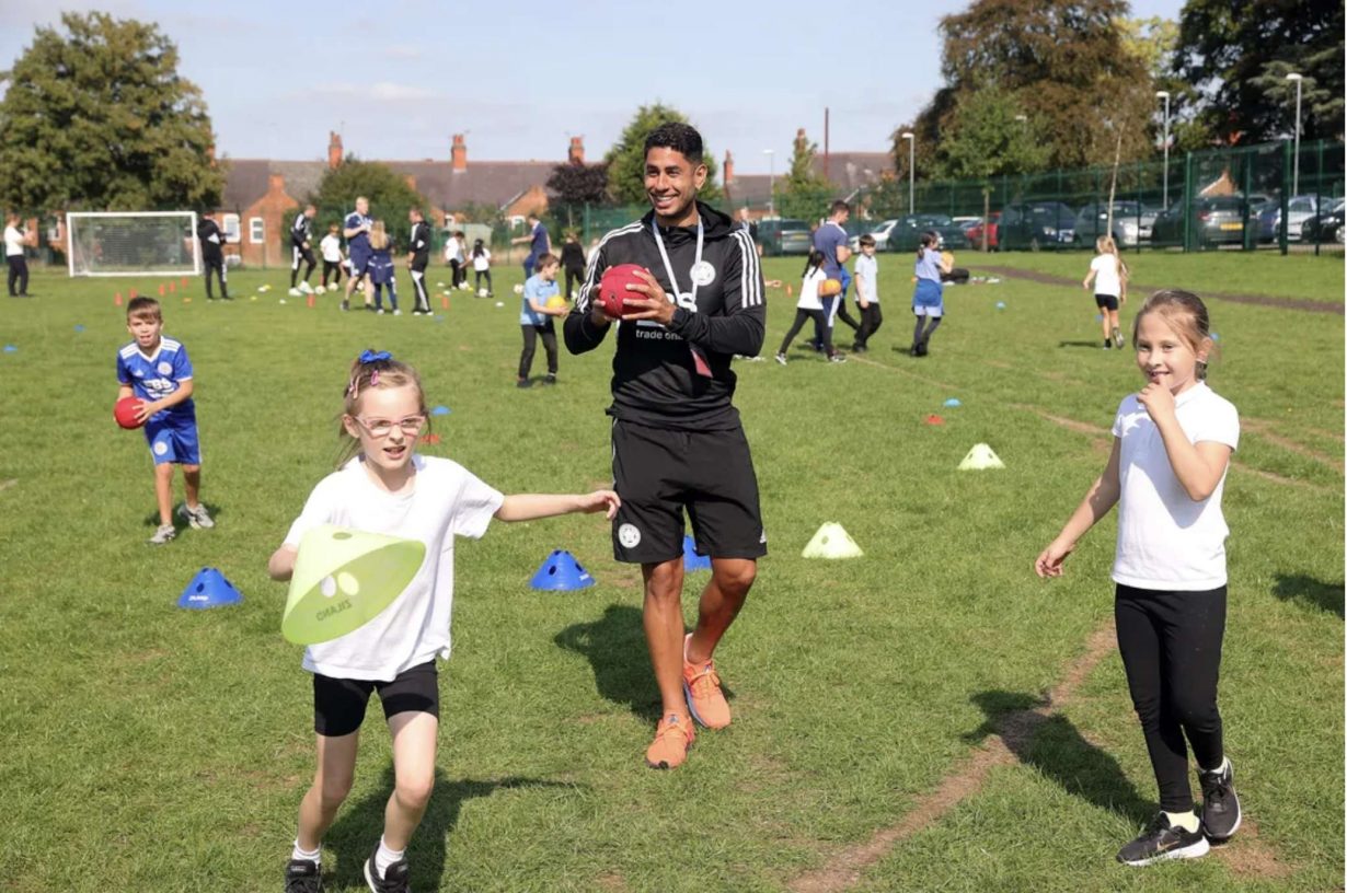 LEICESTER CITY PLAYERS JOIN SCHOOL CHILDREN FOR NATIONAL FITNESS DAY ...