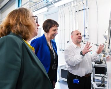 NASA science head tours Space Park Leicester