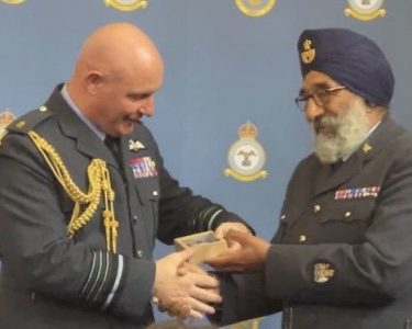 Balbir Singh Flora becomes first Punjabi Sikh to receive RAF long-service honour