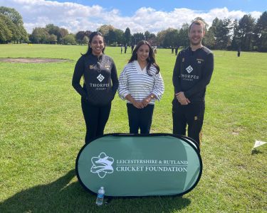 Shivani Raja MP’s Leicester cricket event scores a success despite the weather
